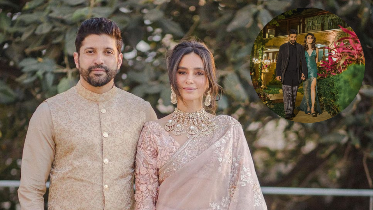 Shibani Dandekar stuns in thigh-high slit gown as she walks hand-in-hand with Farhan Akhtar