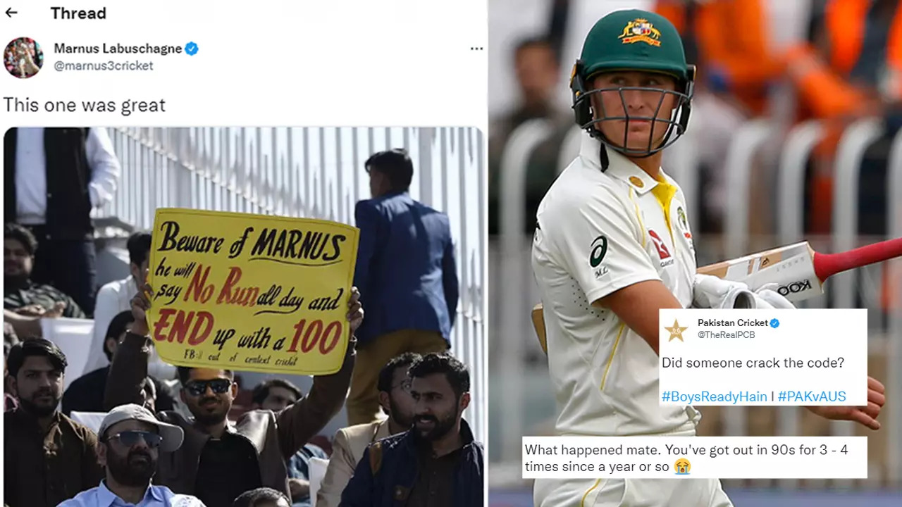 Labuschagne-asks-Pakistani-fans-to-share-banners-from-Rawalpindi-Stadium,-netizens-react