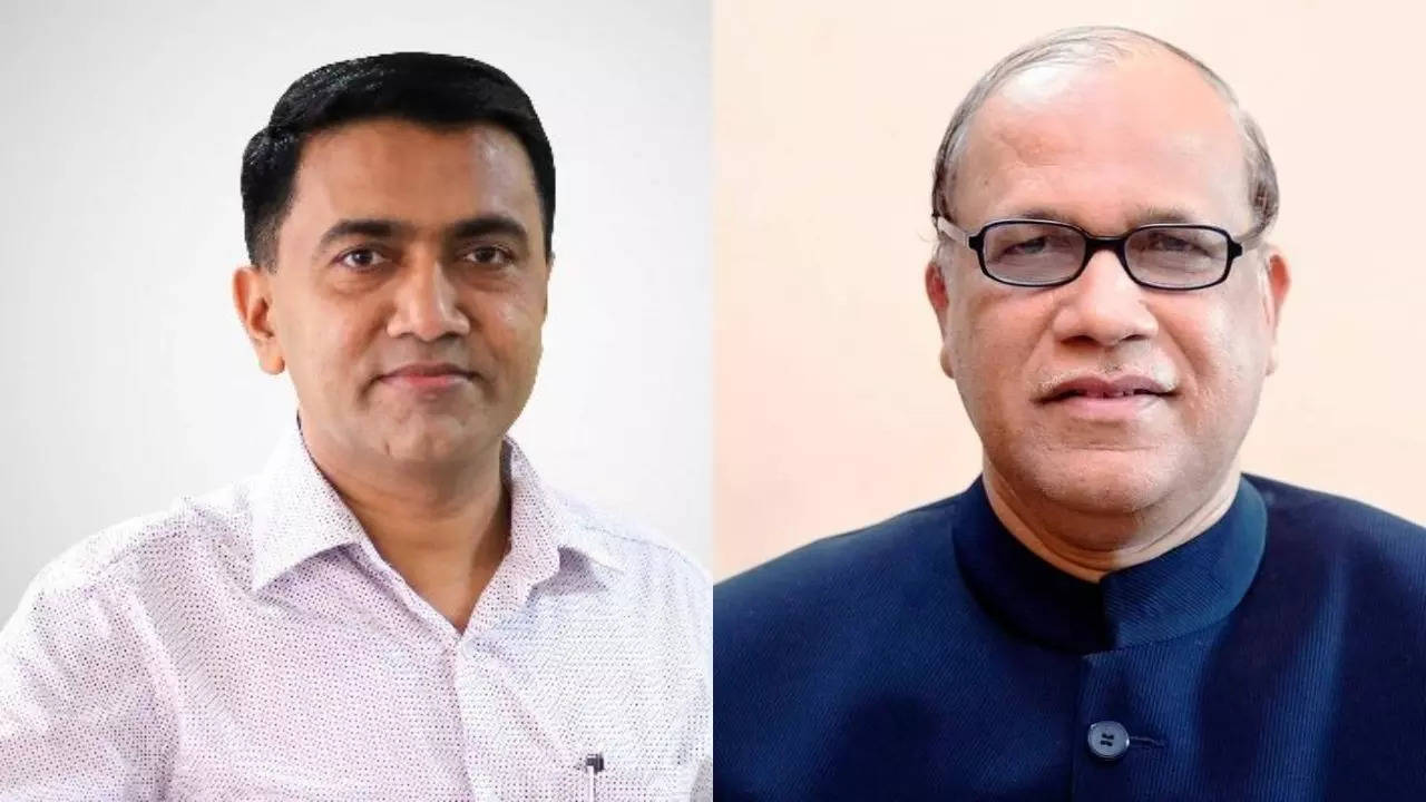 Pramod Sawant and Digambar Kamat