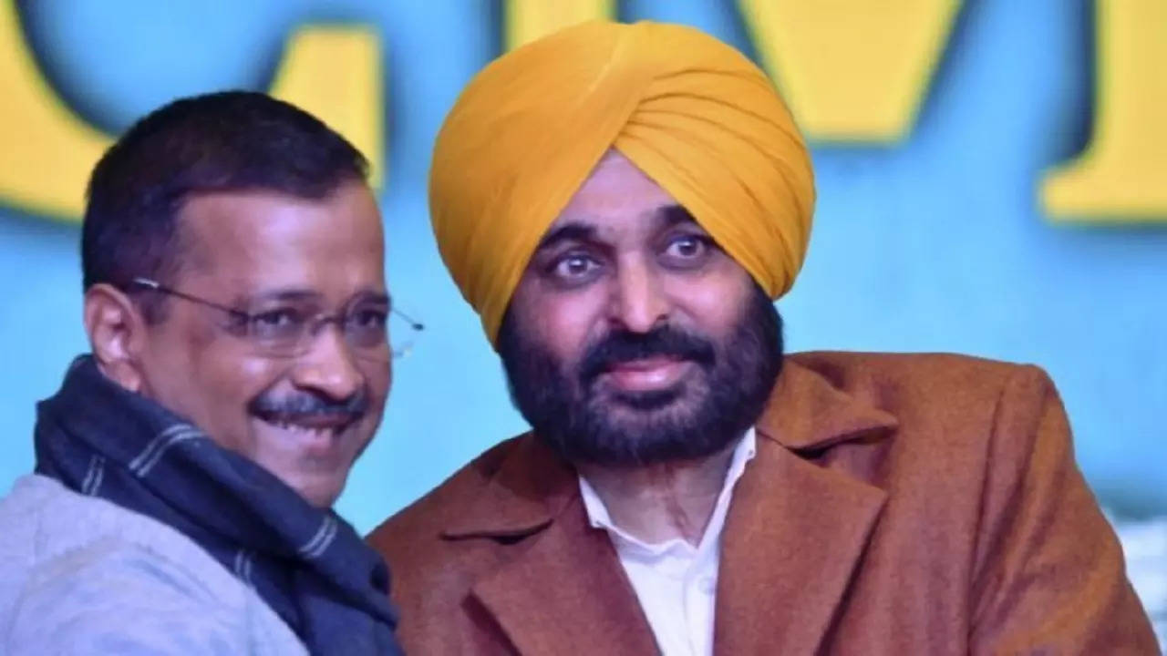 Arvind Kejriwal and Bhagwant Mann