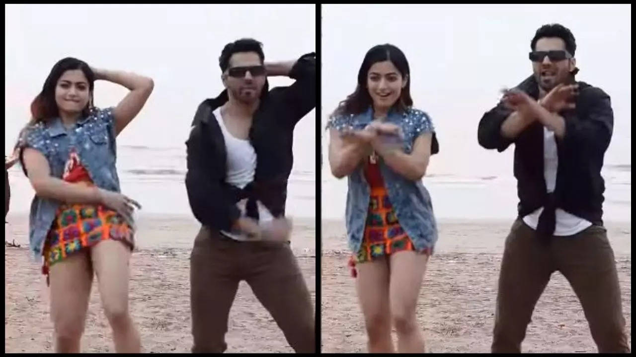 Rashmika, Varun's dance video