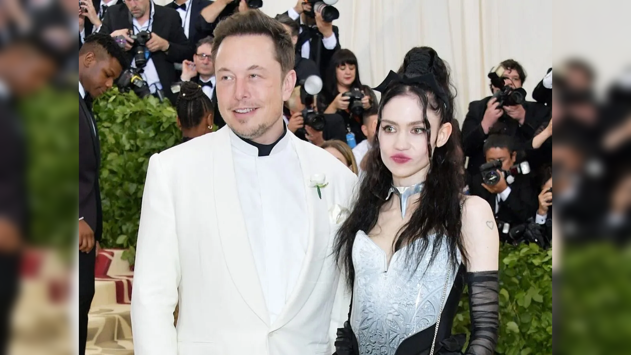 Grimes and Elon Musk