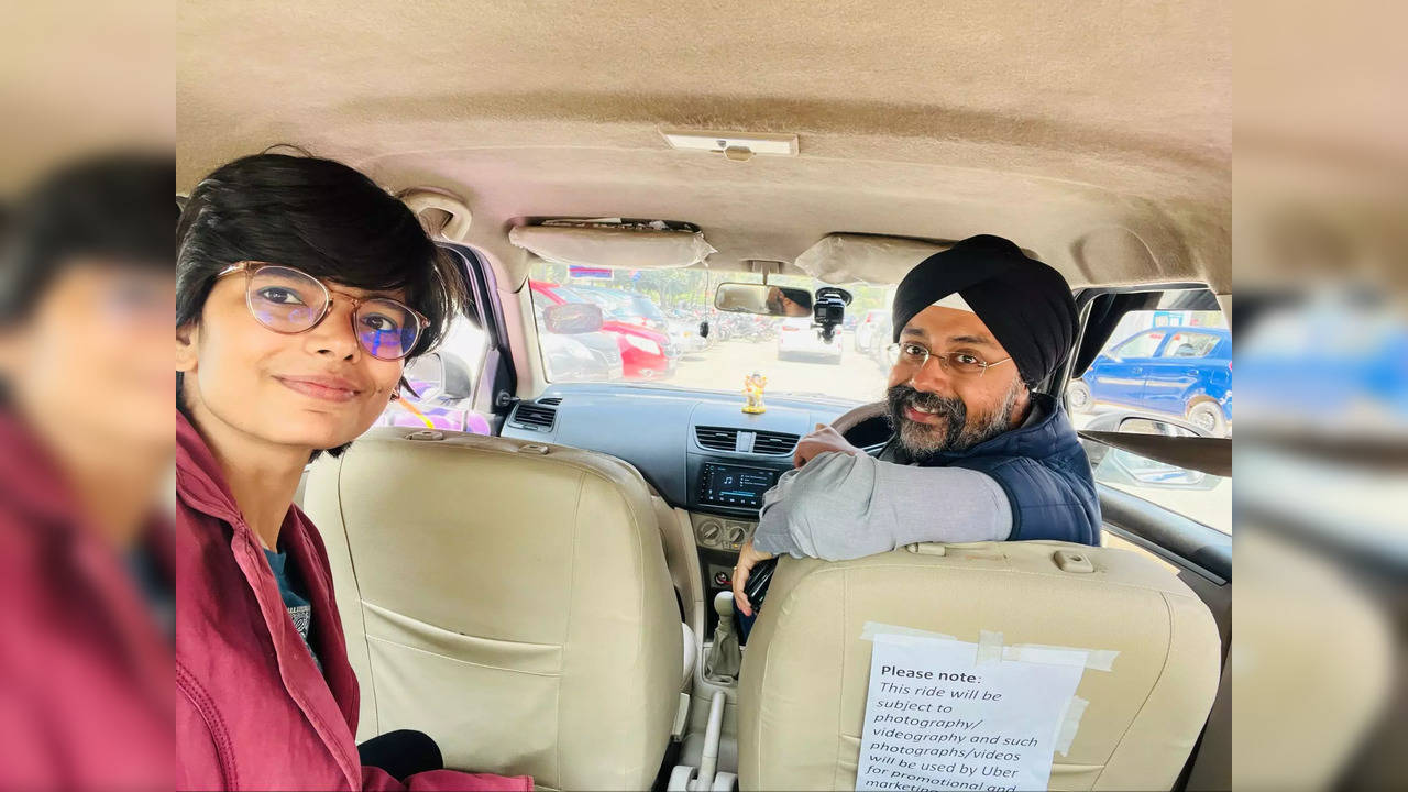 Ananya Dwivedi (left) pictured with Prabhjeet Singh (right) | Image: LinkedIn