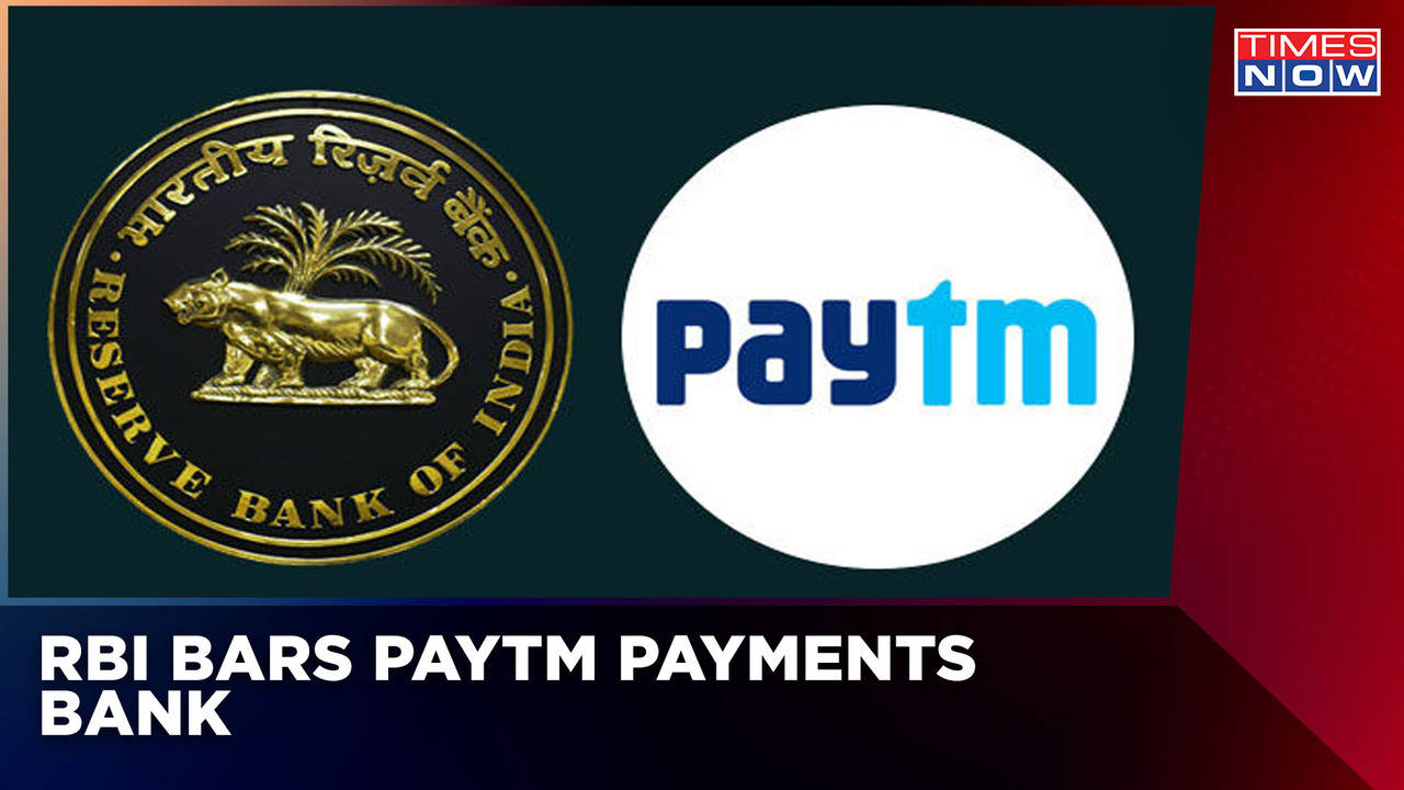 Breaking News : 'Stop Adding Customers' RBI Bars Paytm Payments Bank ...