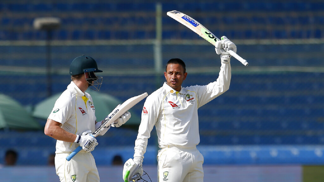 Usman Khawaja century AP