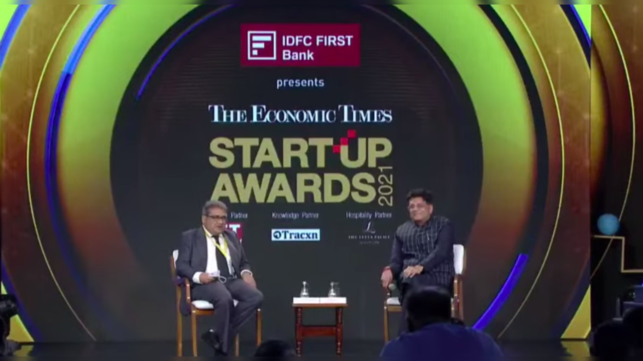 Piyush Goyal at ET Startup Awards