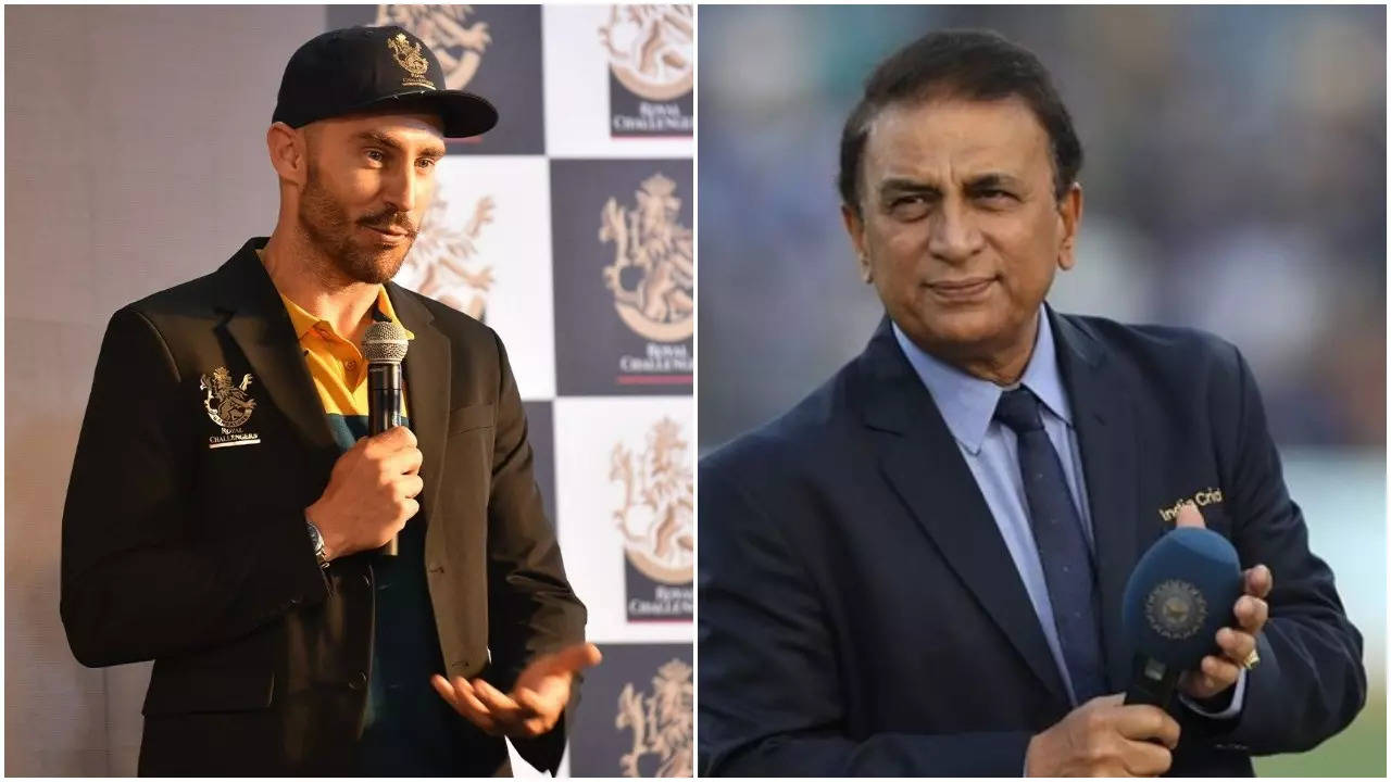 Faf du Plessis Sunil Gavaskar-IANS