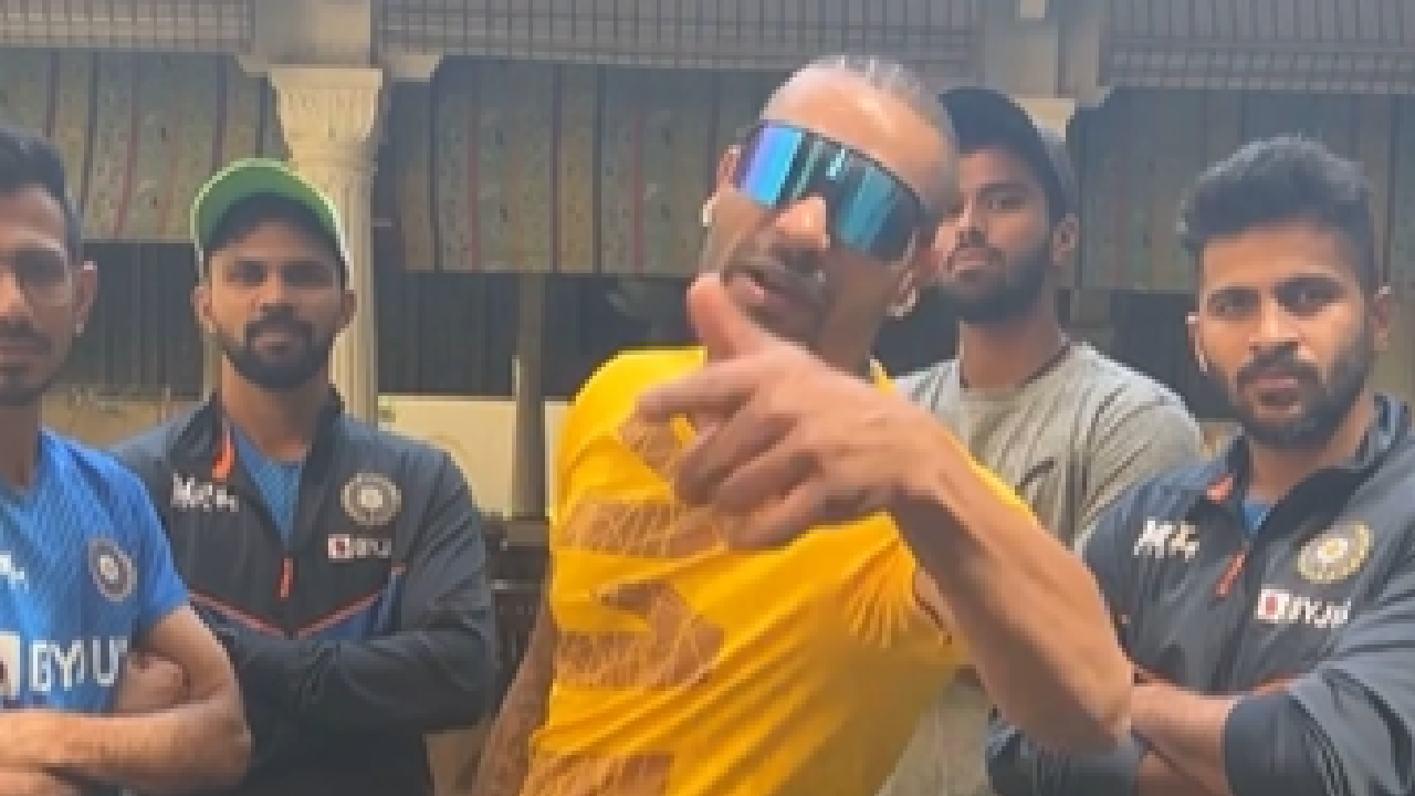 Shikhar Dhawan dance