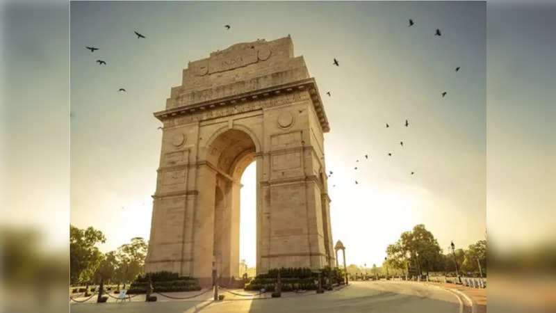Delhi air quality-india gate-getty
