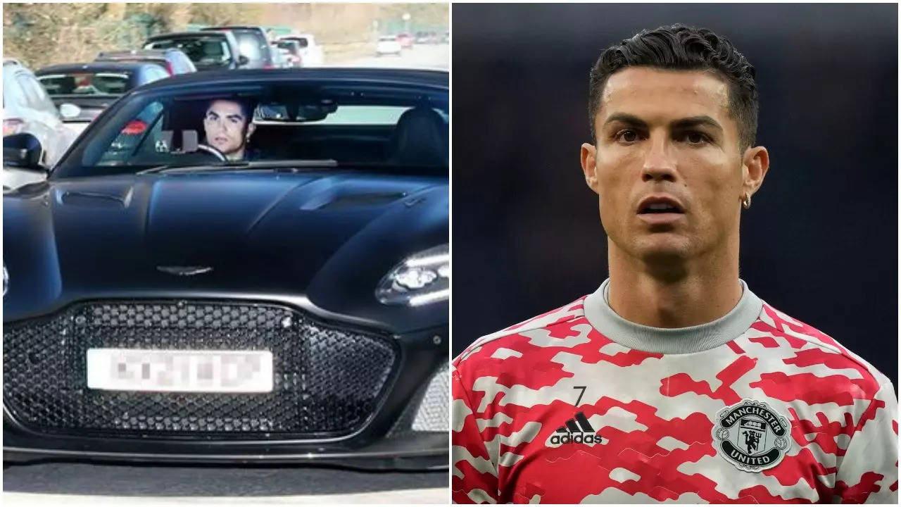 ronaldo arrives in aston