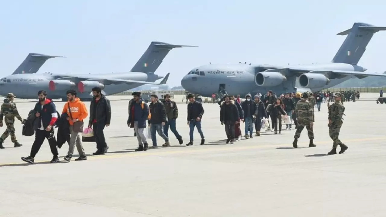 Indian evacuees from Ukraine's Sumy