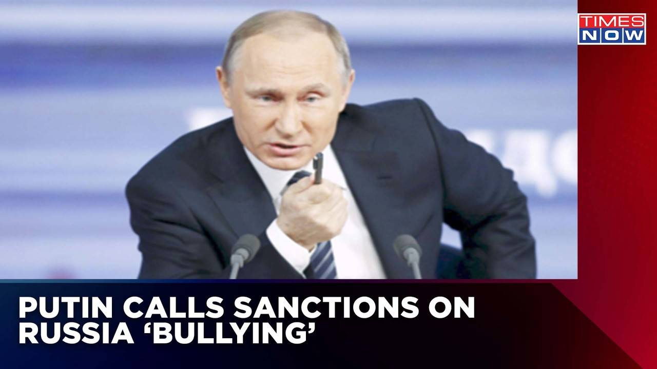 Russia's Putin Reacts To Western Sanctions Due To Ukraine Invasion ...