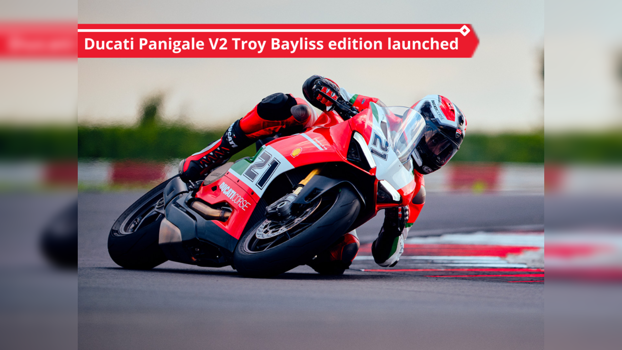 Ducati Panigale V2 Troy Bayliss edition launched