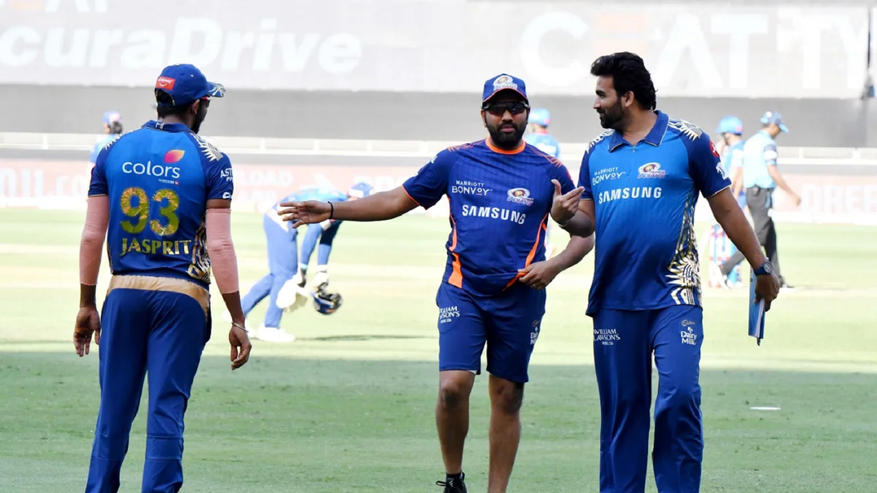 Zaheer Khan with Rohit Sharma