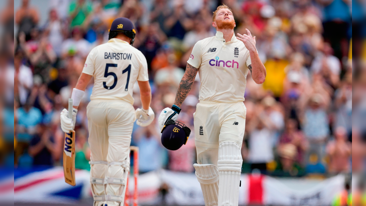 Ben Stokes century-AP