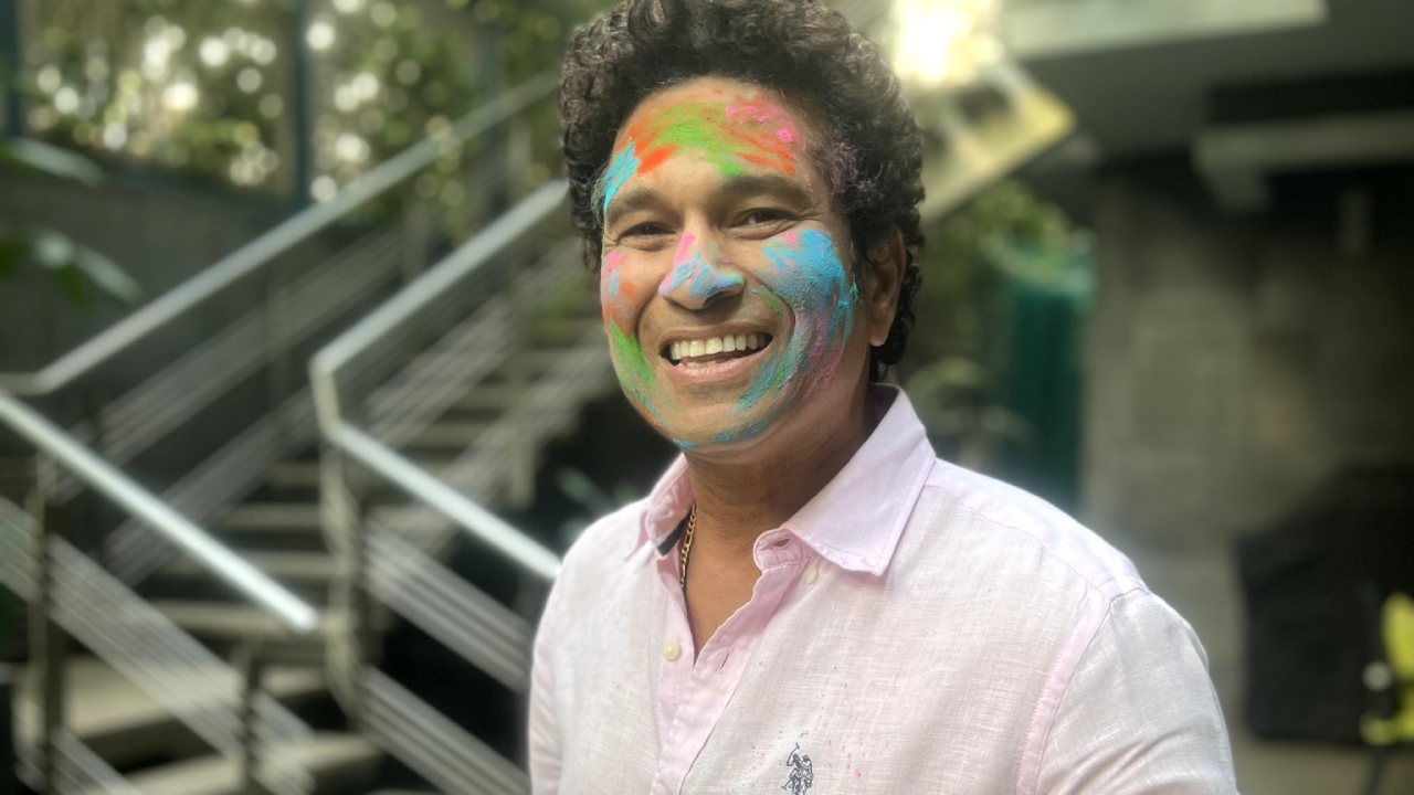 Sachin Tendulkar holi @sachintendulkar