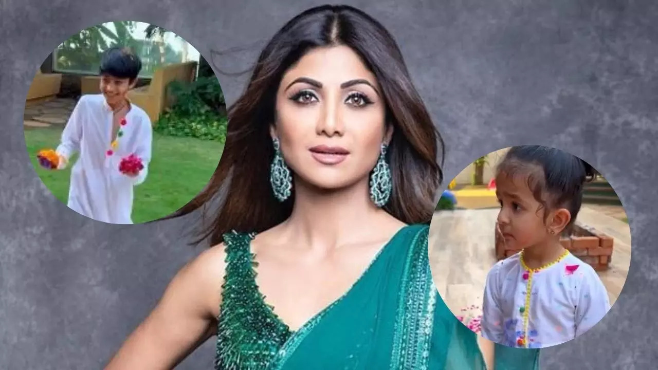 Shilpa Shetty's Holi celebration