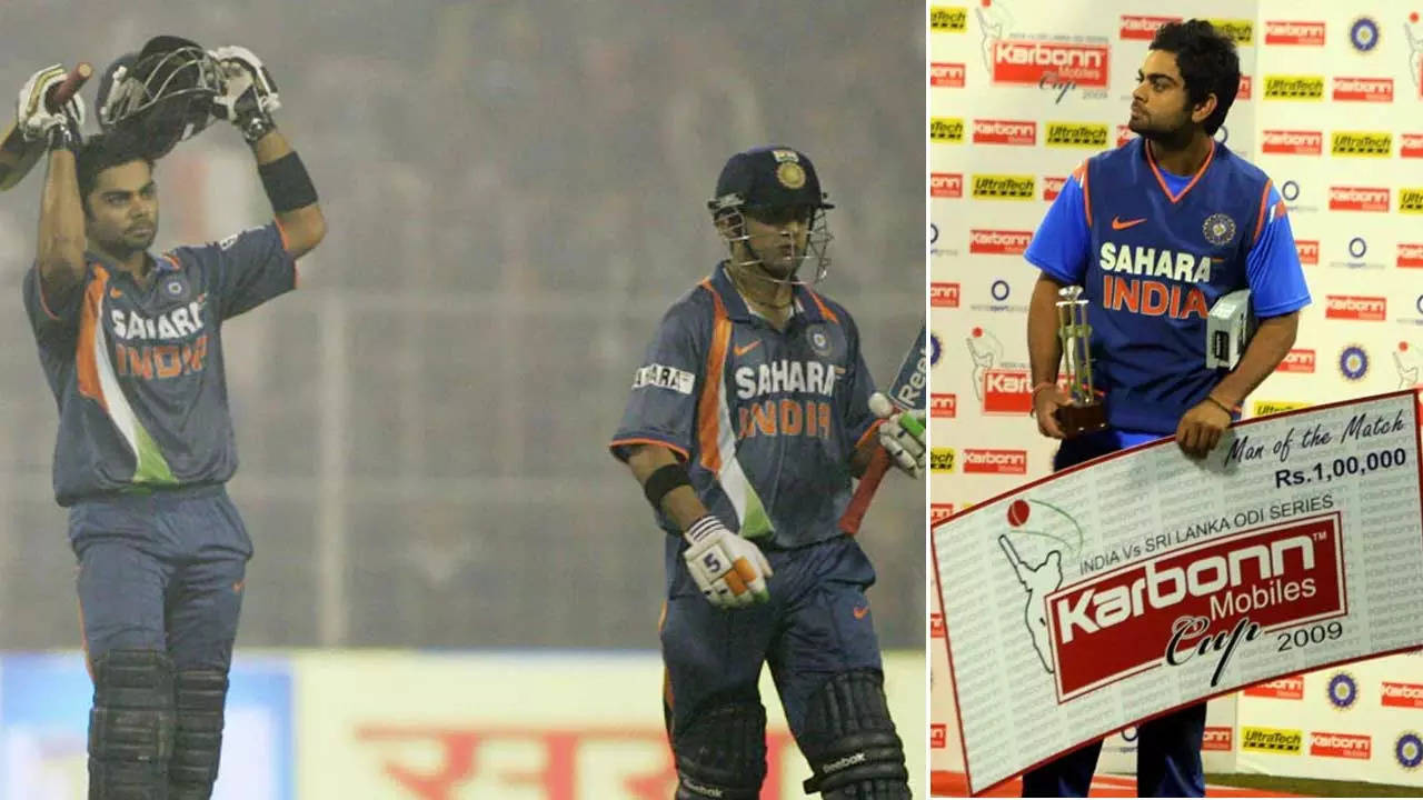 Gautam Gambhir had given his MOM award to Virat Kohli in 2009