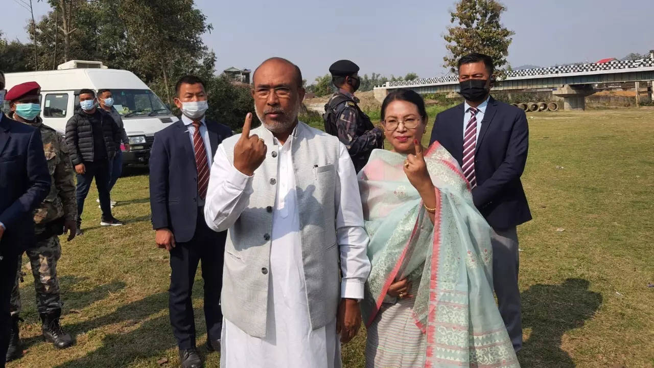 Manipur polls_ N Biren singh