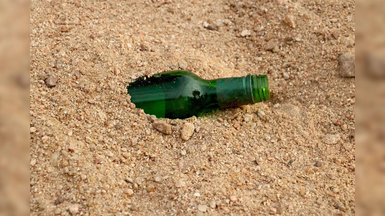 A Cornwall council worker spotted discovered the bottle on a beach in England's Falmouth | Representative image