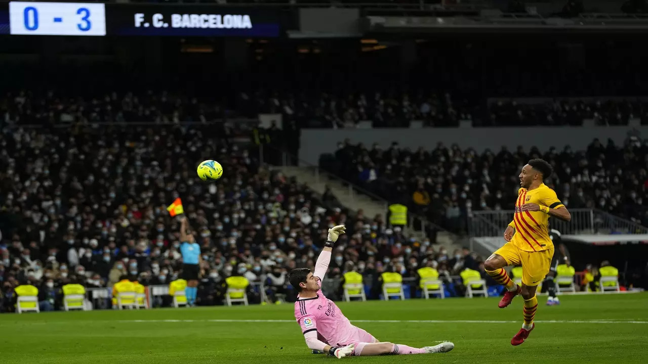 Aubameyang vs real madrid ap