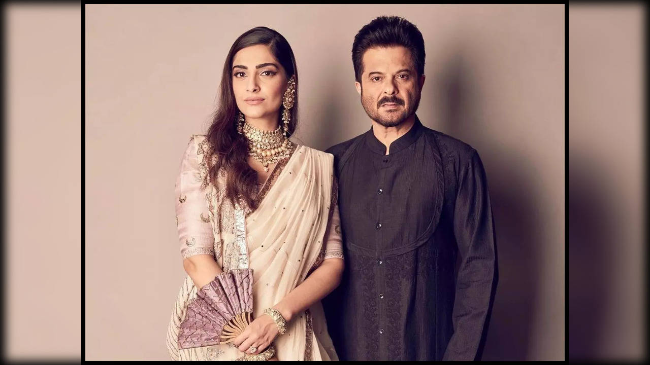 Sonam Kapoor and Anil Kapoor