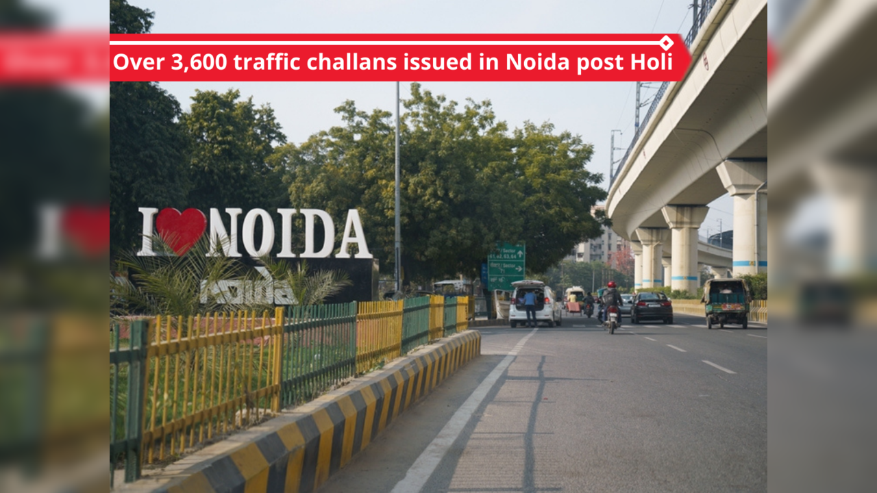 Over 3,600 traffic challans issued in Noida