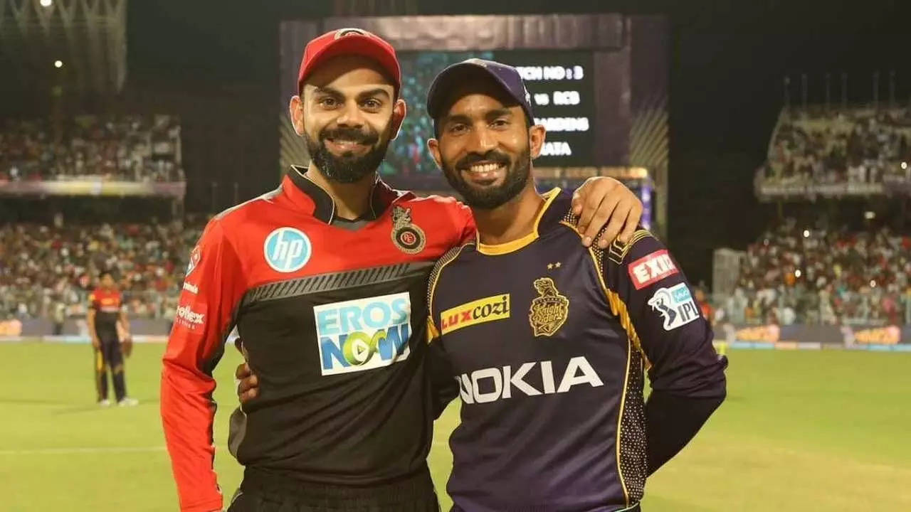 ​Dinesh Karthik and Virat Kohli will be playing together for RCB in IPL 2022