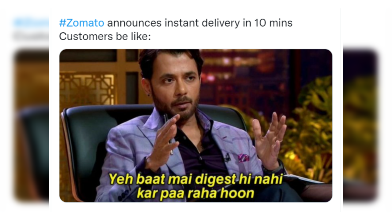 Zomato 10-minute delivery