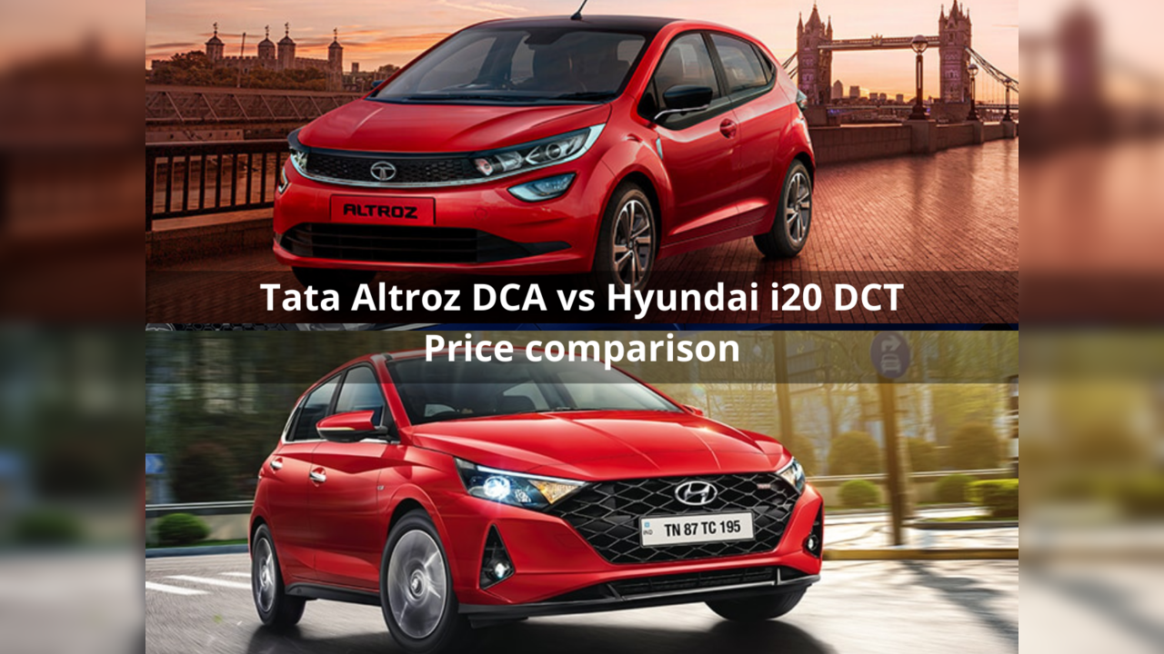 Tata Altroz DCA vs Hyundai i20 DCT