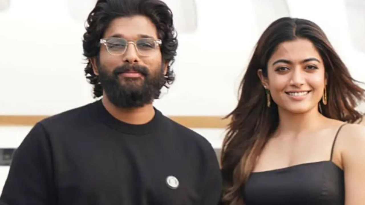 Rashmika and Allu Arjun