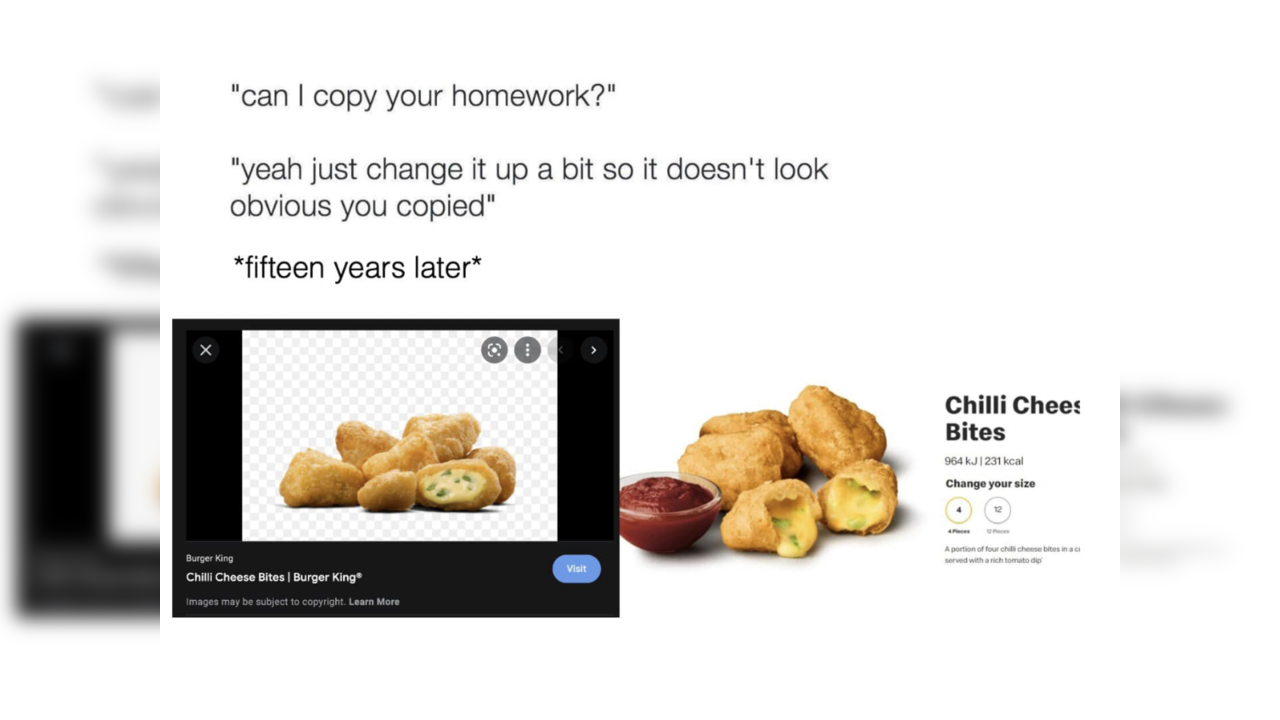 Burger King Trolls Mcdonalds For Copying Its Chilli Cheese Bites Viral News Times Now 