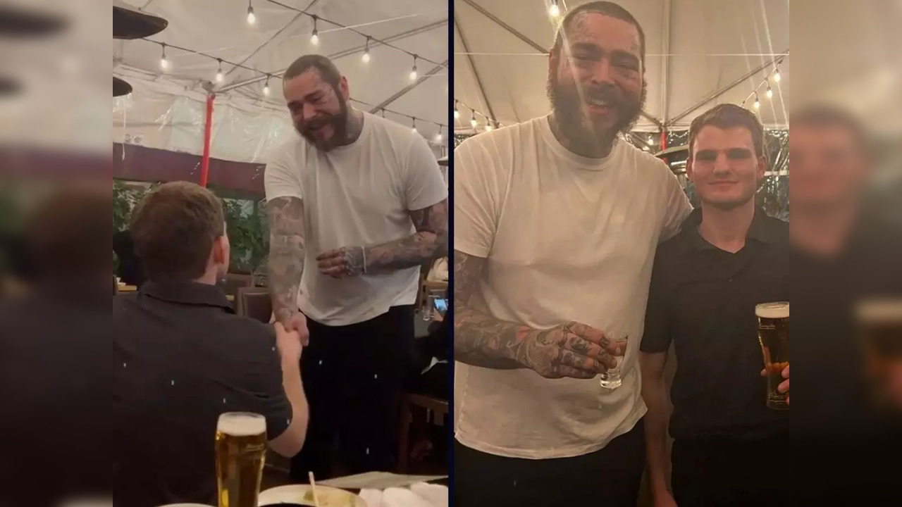 Post Malone bumped into his 21-year-old fan with Autism in Beverly Hills | Image courtesy: Instagram