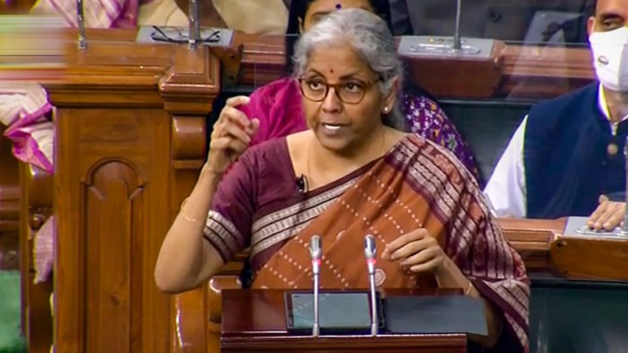 nirmala sitharaman tears into congress camp, blames nehru for 'internationalizing' kashmir issue