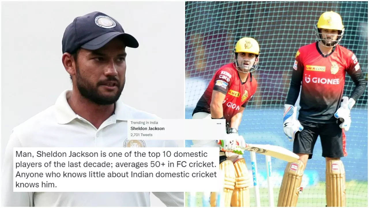 KKR's Sheldon Jackson reacts after 'cricket expert' calls him overseas player