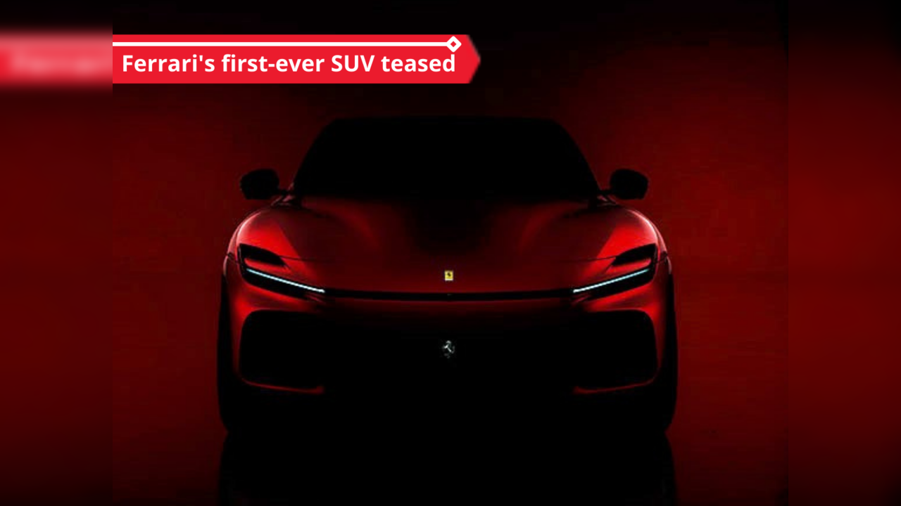 Ferrari SUV teased