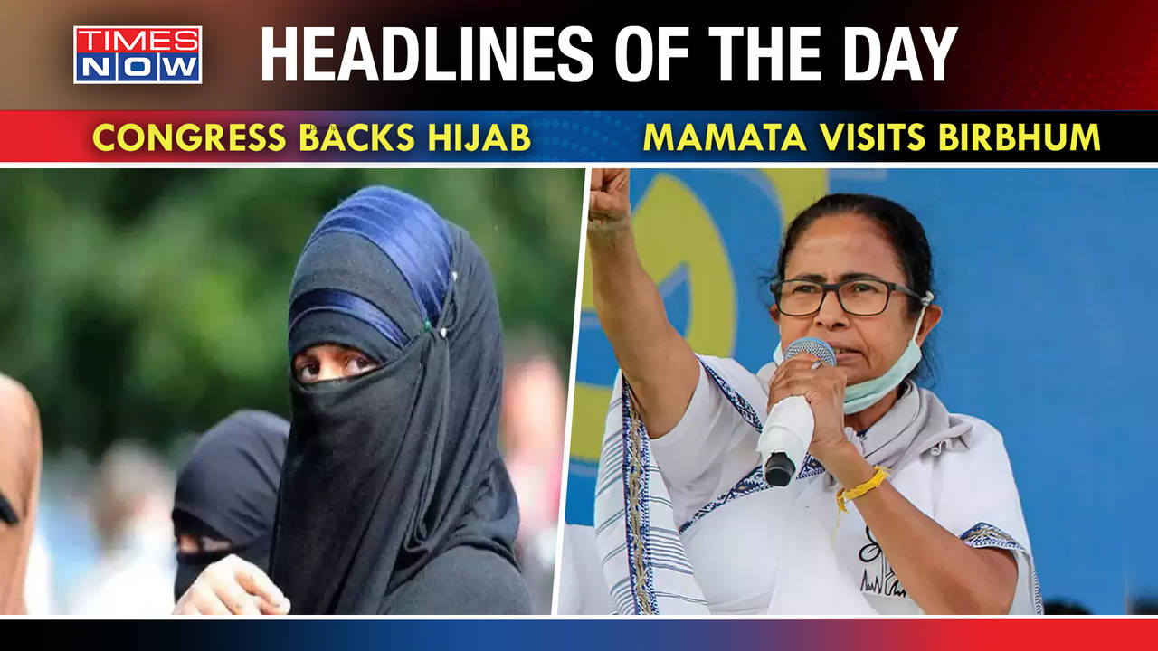 BJP Slams TMC For Birbhum Violence; Congress Supports Pro-Hijab ...