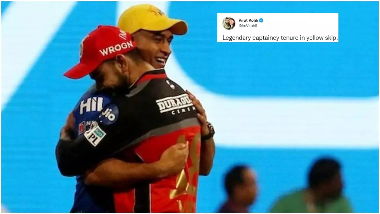 KOHLI ON DHONI TWITTER