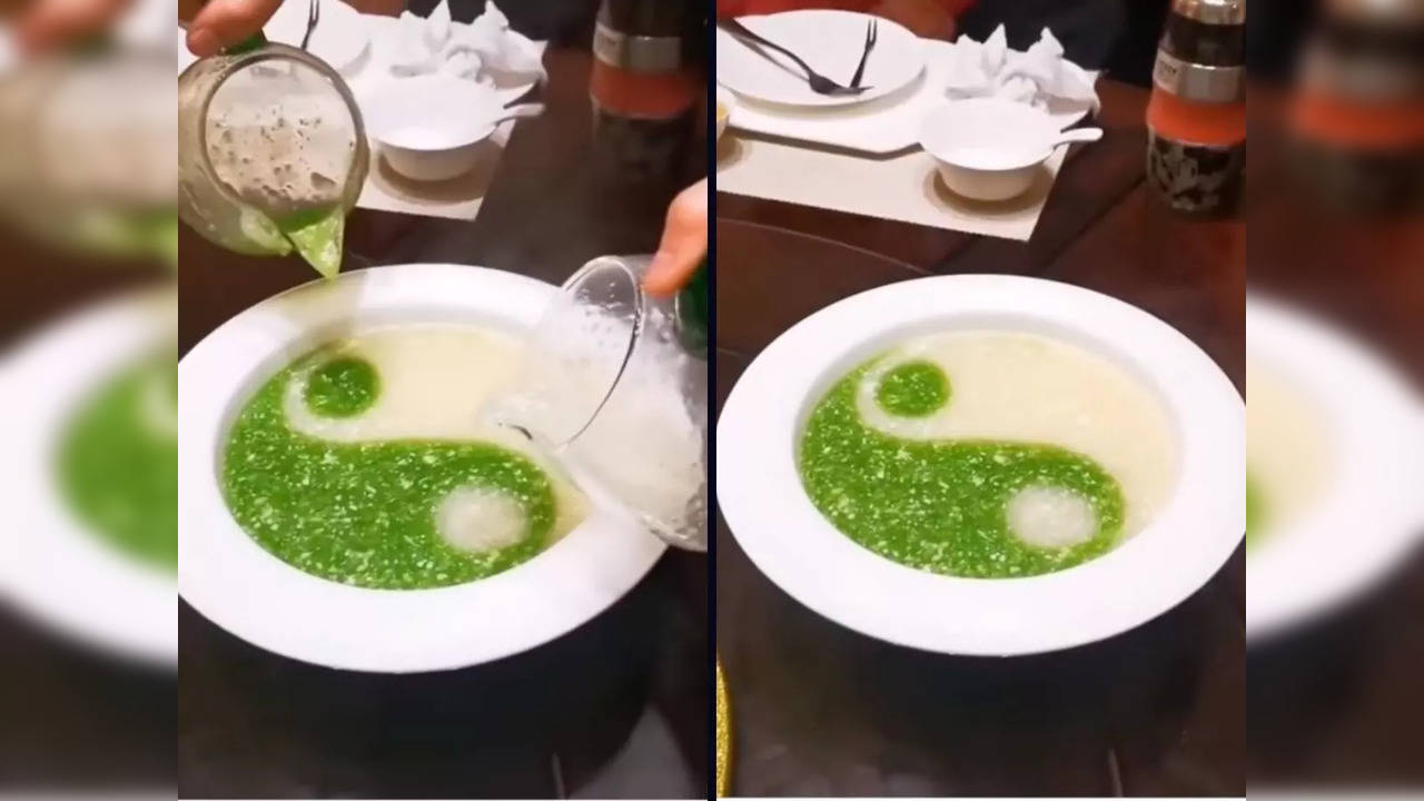 The Yin and Yang soup video garnered over 2 million views | Image: @secretfacts/Instagram