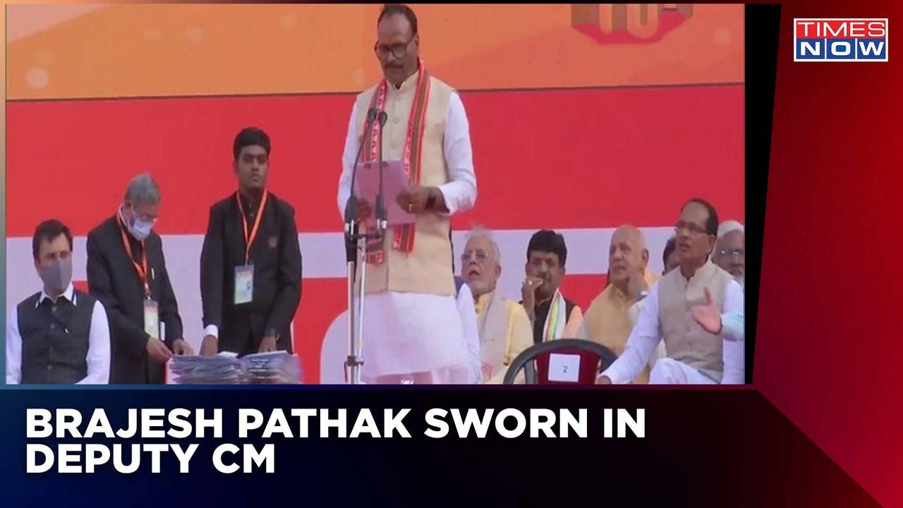 Brajesh Pathak Takes Oath As The Deputy Chief Minister Of Uttar Pradesh ...