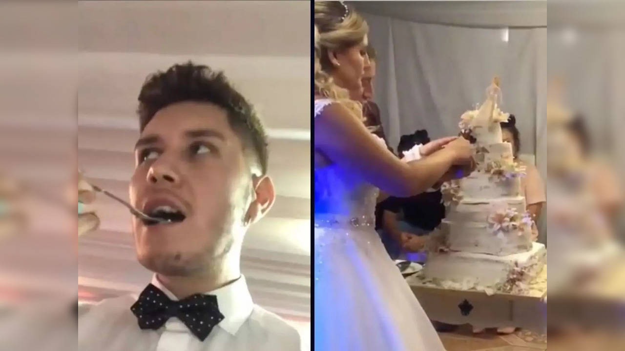 Un hombre en Chile amarró el pastel de bodas de su hermana con marihuana;  hacer que los invitados sean altos