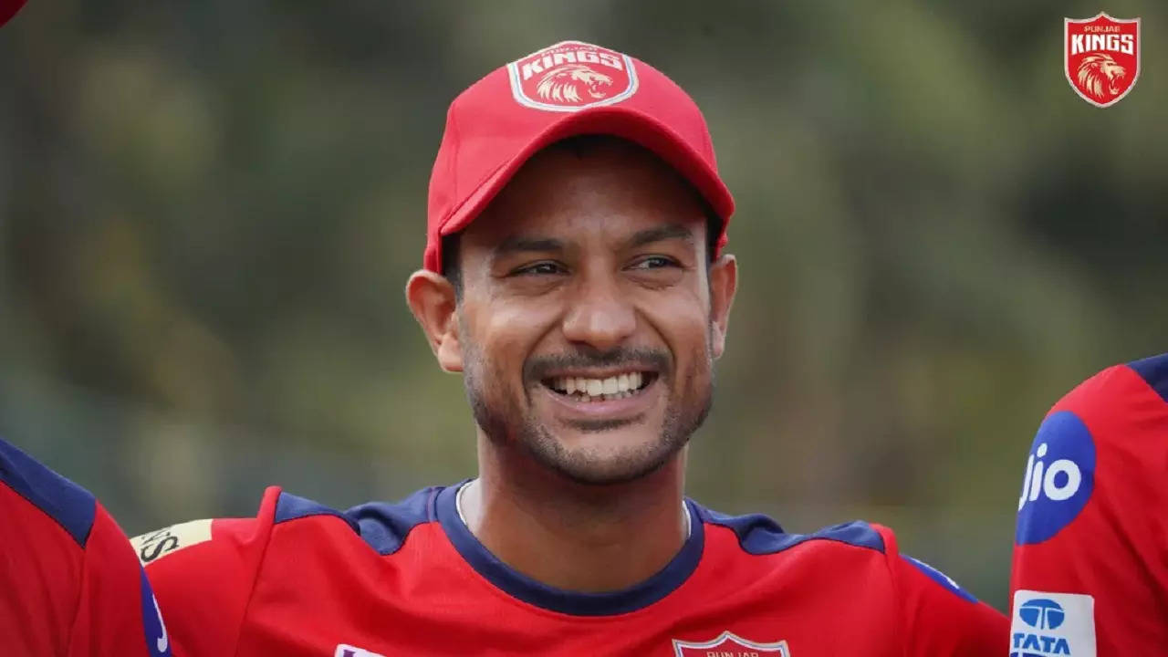 PUNJAB KINGS MAYANK AGARWAL.