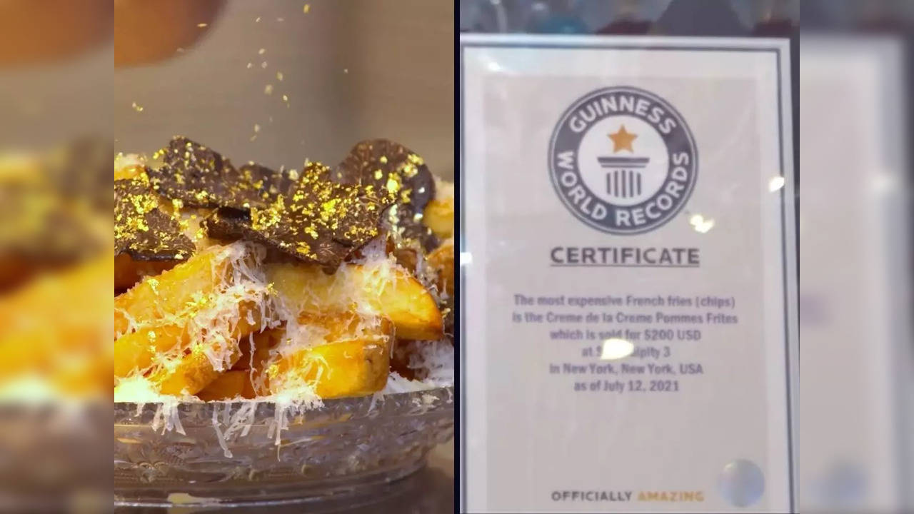 NYC restaurant serves world’s most costly french fries for Rs 15,250