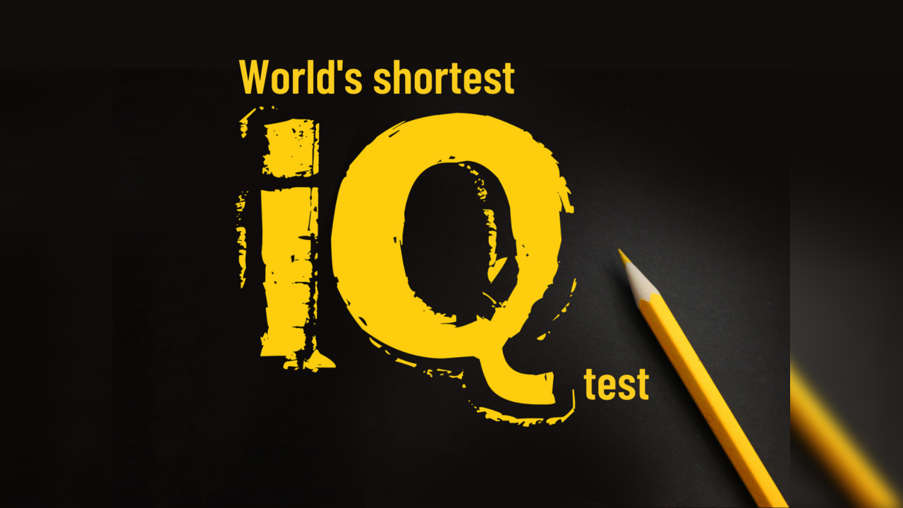 World's shortest IQ test