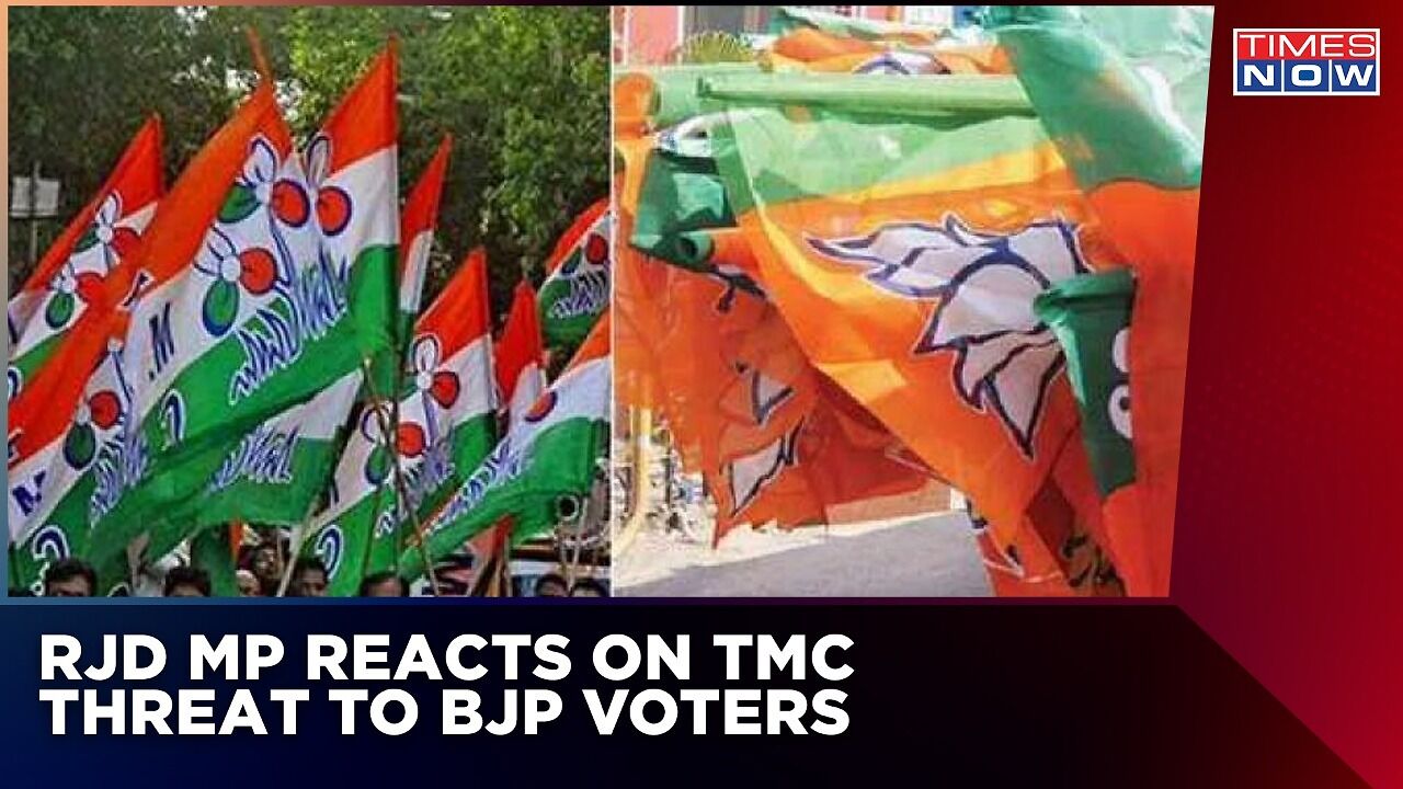 TMC Neta Given Open Threat To BJP Voters | RJD MP Given His Reaction ...