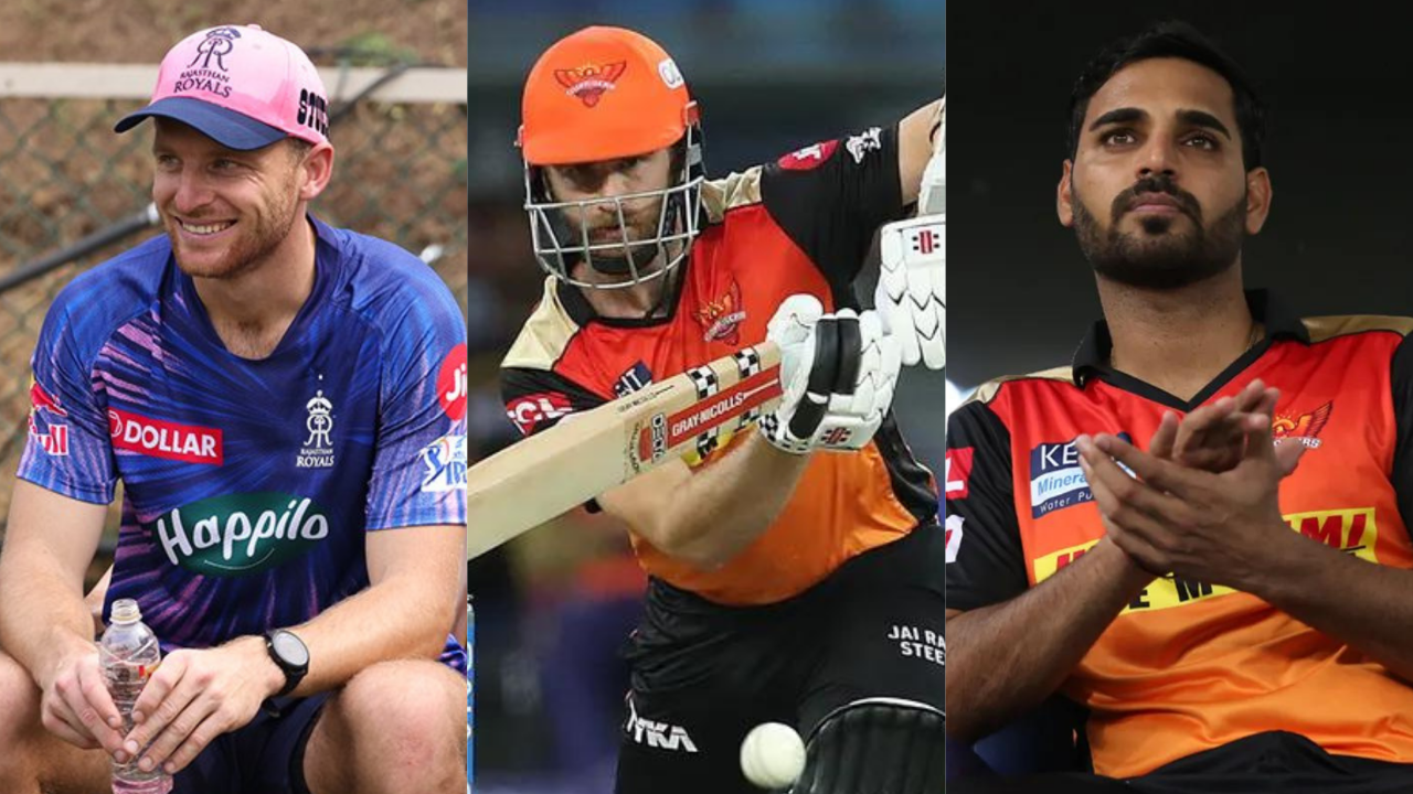 Jos Buttler, Kane Williamson, Bhuvneshwar Kumar