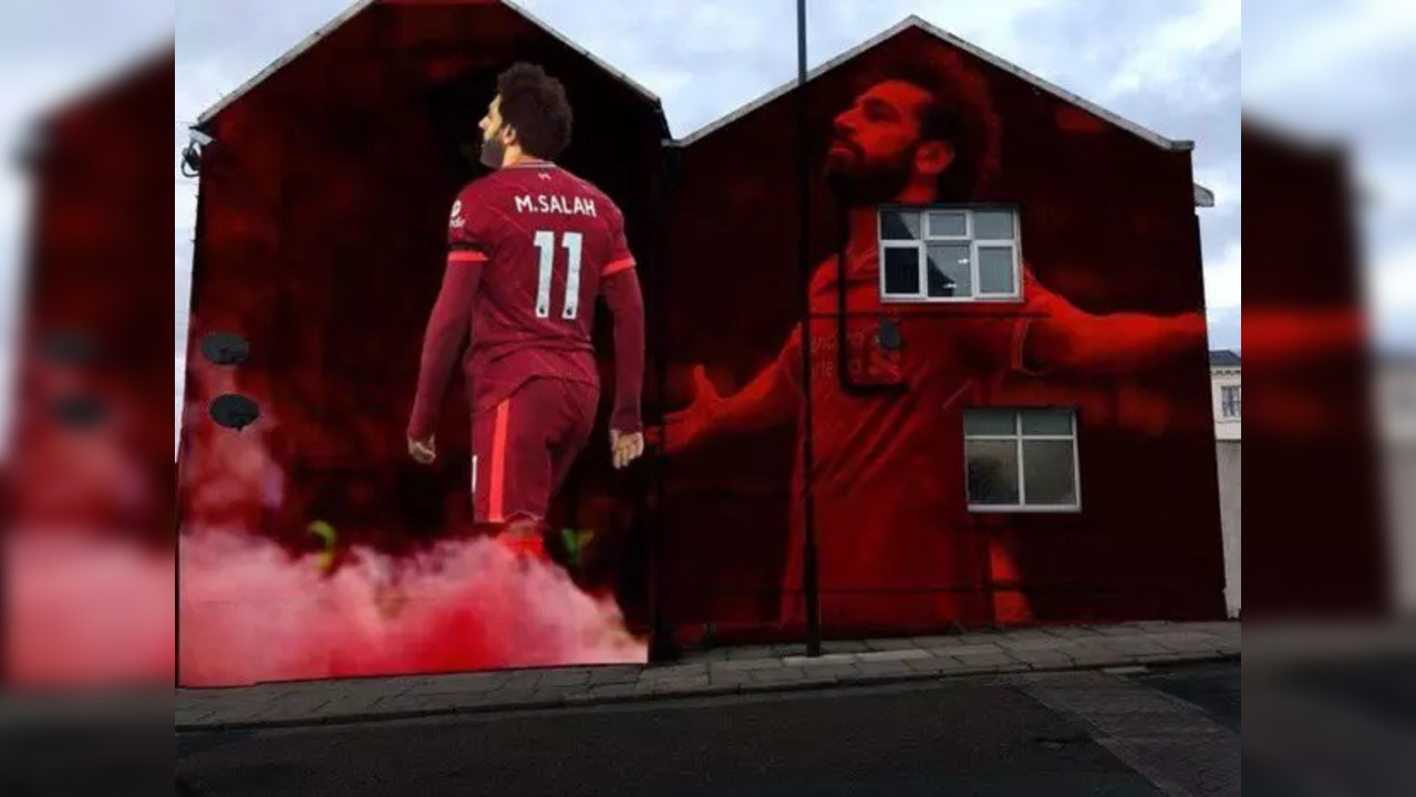 Mo Salah Mural Twitter