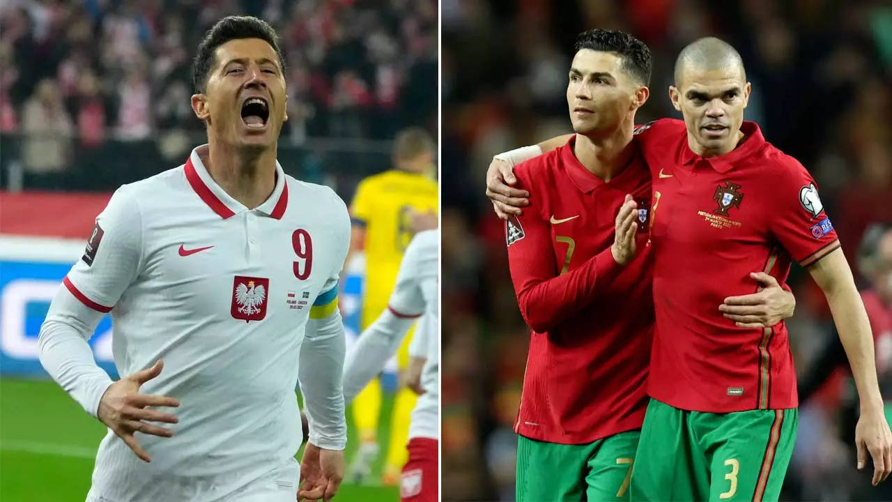 Cristiano Ronaldo and Robert Lewandowski helped their respective teams enter FIFA World Cup finals in Qatar
