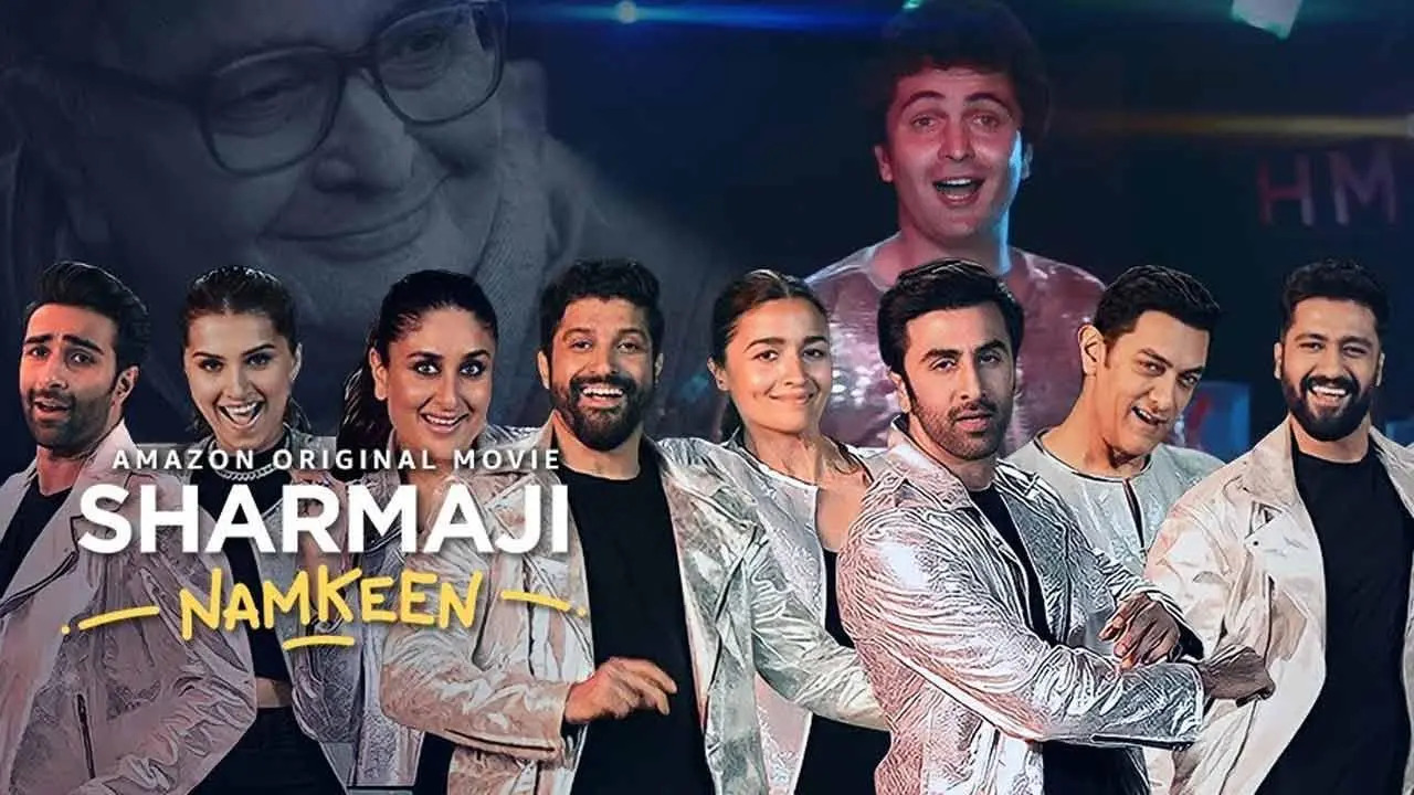 Ahead of Sharmaji Namkeen's release, Aamir, Ranbir, Alia and others give tribute to Rishi Kapoor in Om Shanti Om style - WATCH