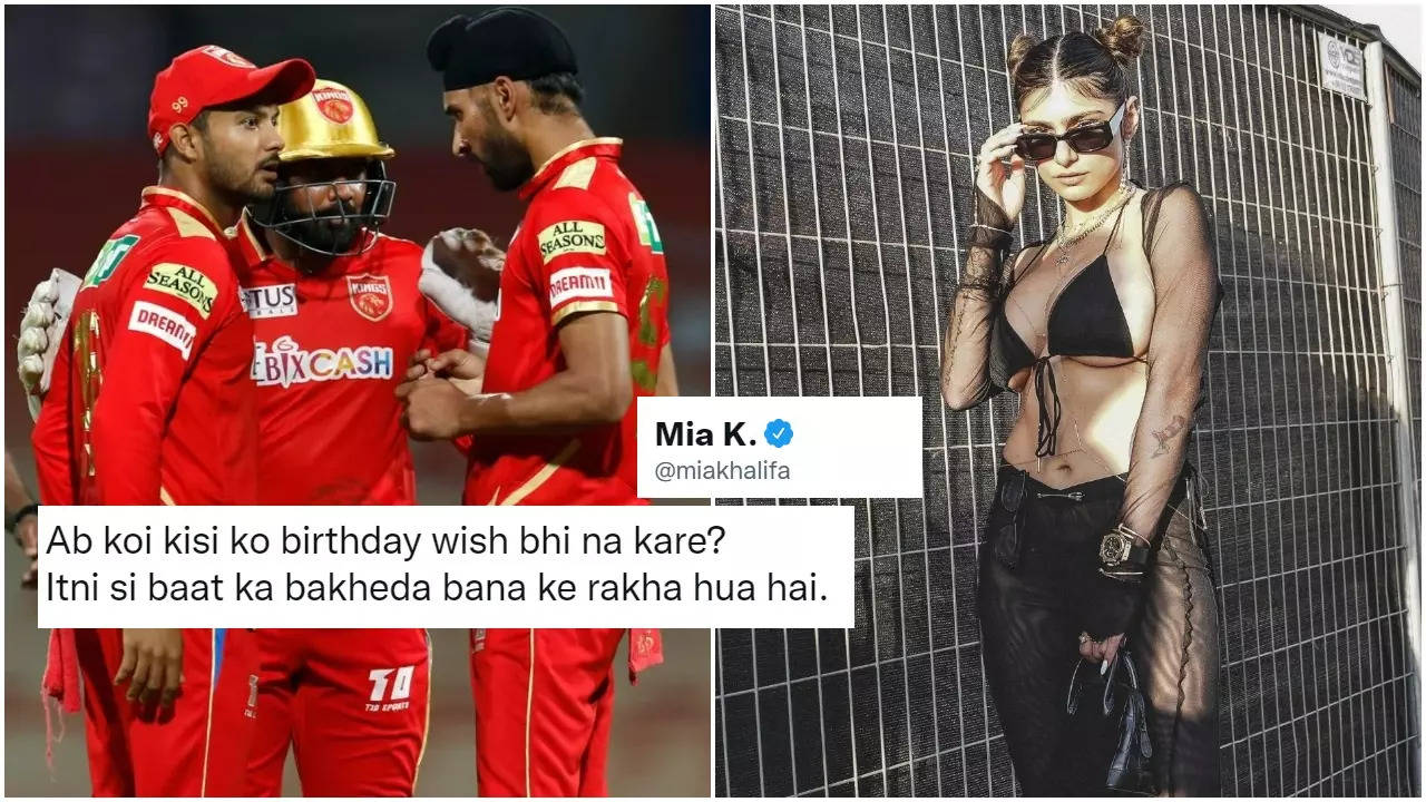 A Punjab Kings (PBKS) youngster had wished former adult star Mia Khalifa a happy birthday on Twitter.